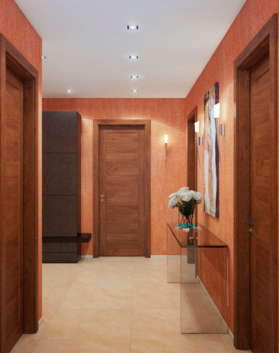 Терракотовая квартира в Берлине