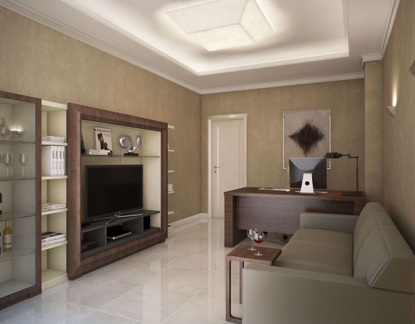 двухуровневая квартира "С видом на город"