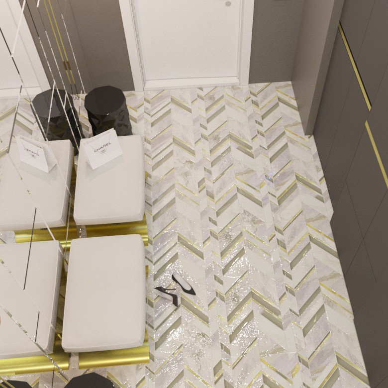 Студия в современном классическом стиле