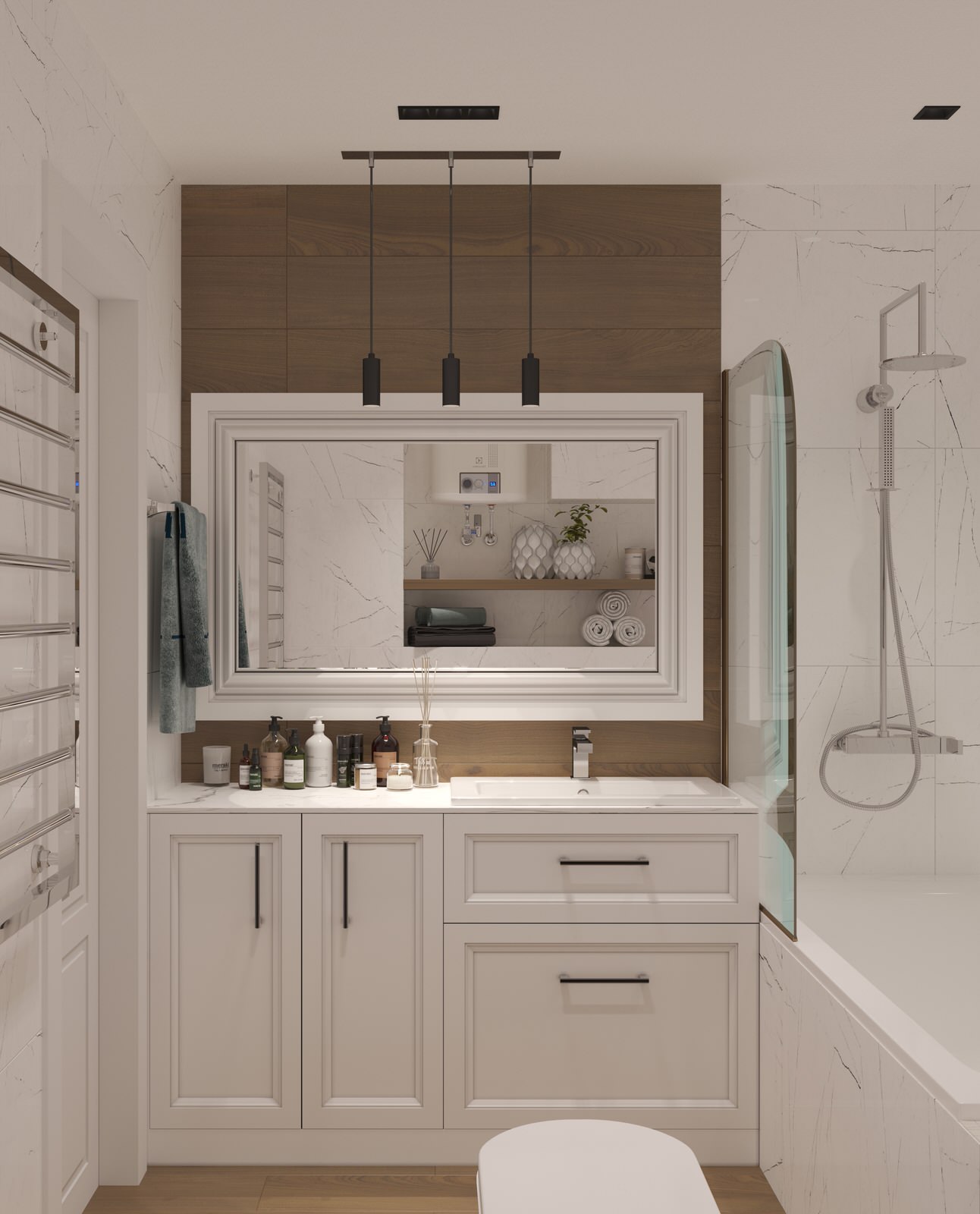 Обложка проекта: 1к квартира в ЖК Париж