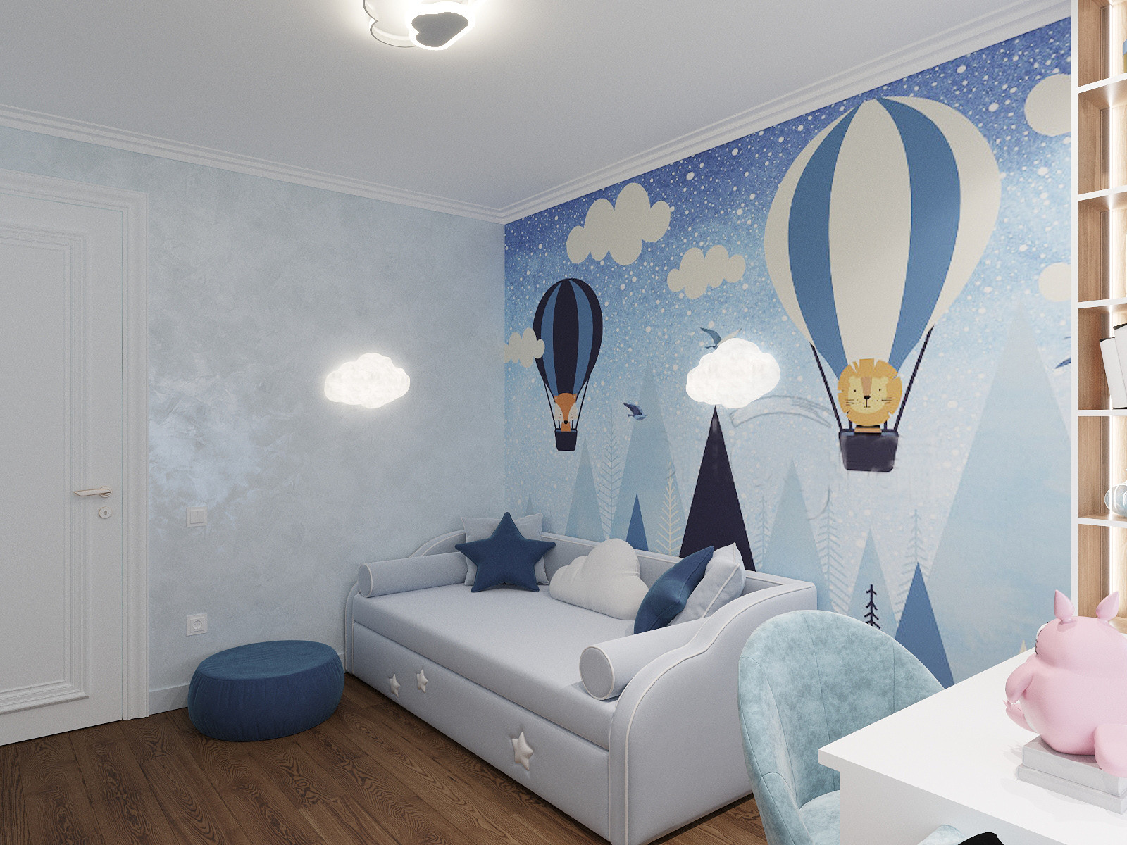 Проект двухуровневого пентхауса в ЖК "Парковый"