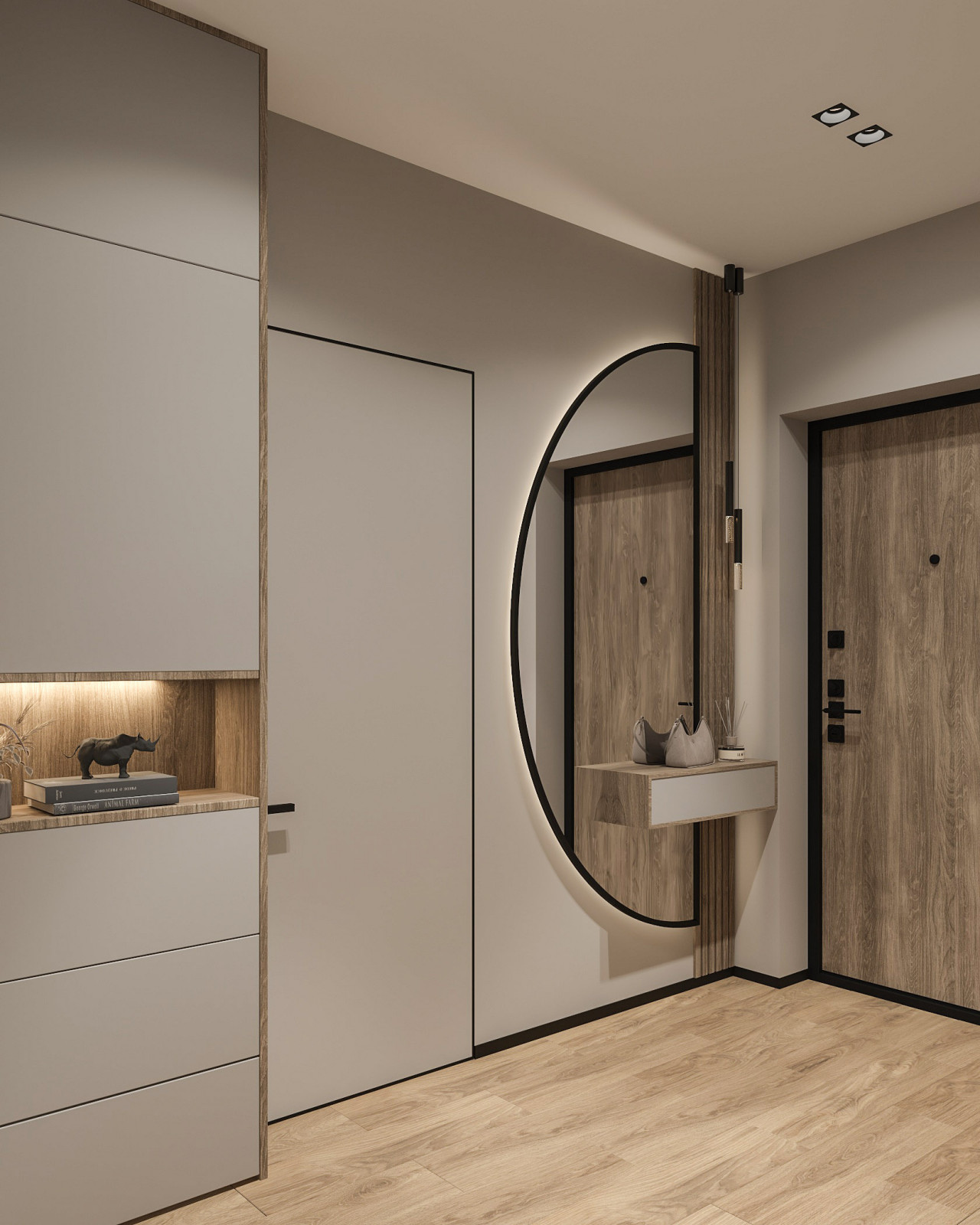 Интерьер прихожей в современном стиле , г. Березовский