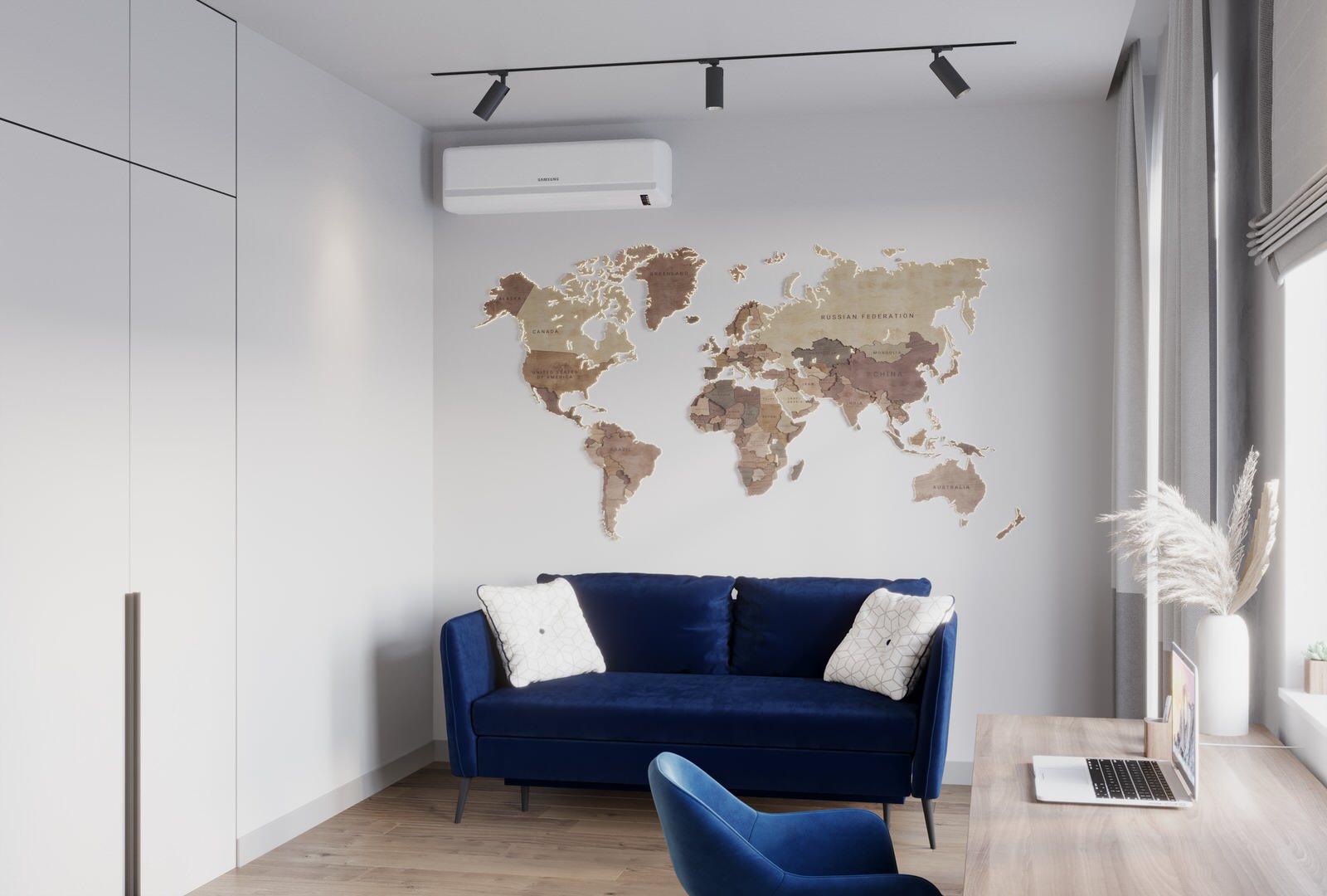 Трехкомнатная квартира 100 кв.м