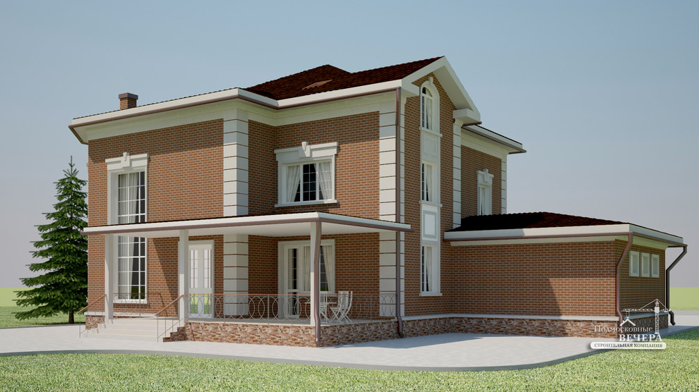 Коттедж в английском стиле 380 кв.м.