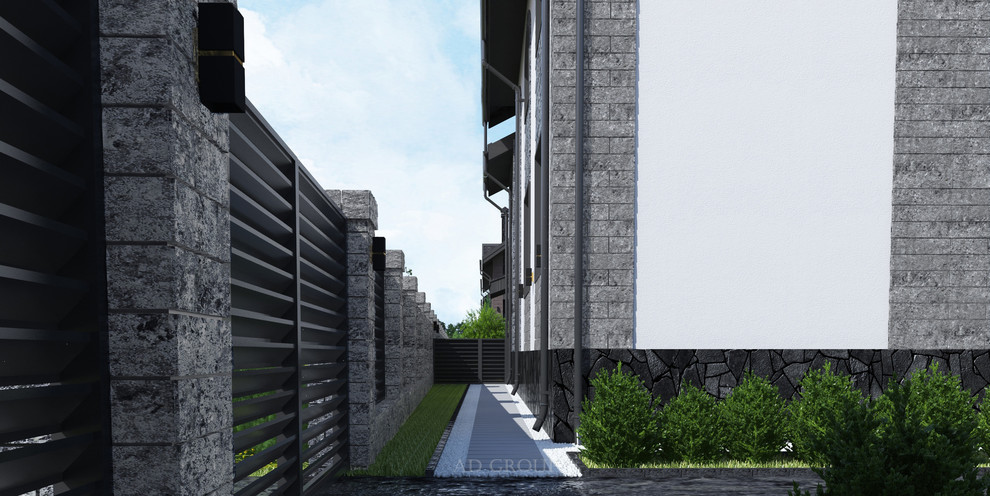 Ландшафтный дизайн участка и архитектурный проект дома. "Плеханово"