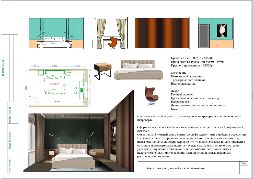 Деталировочный чертеж концепции