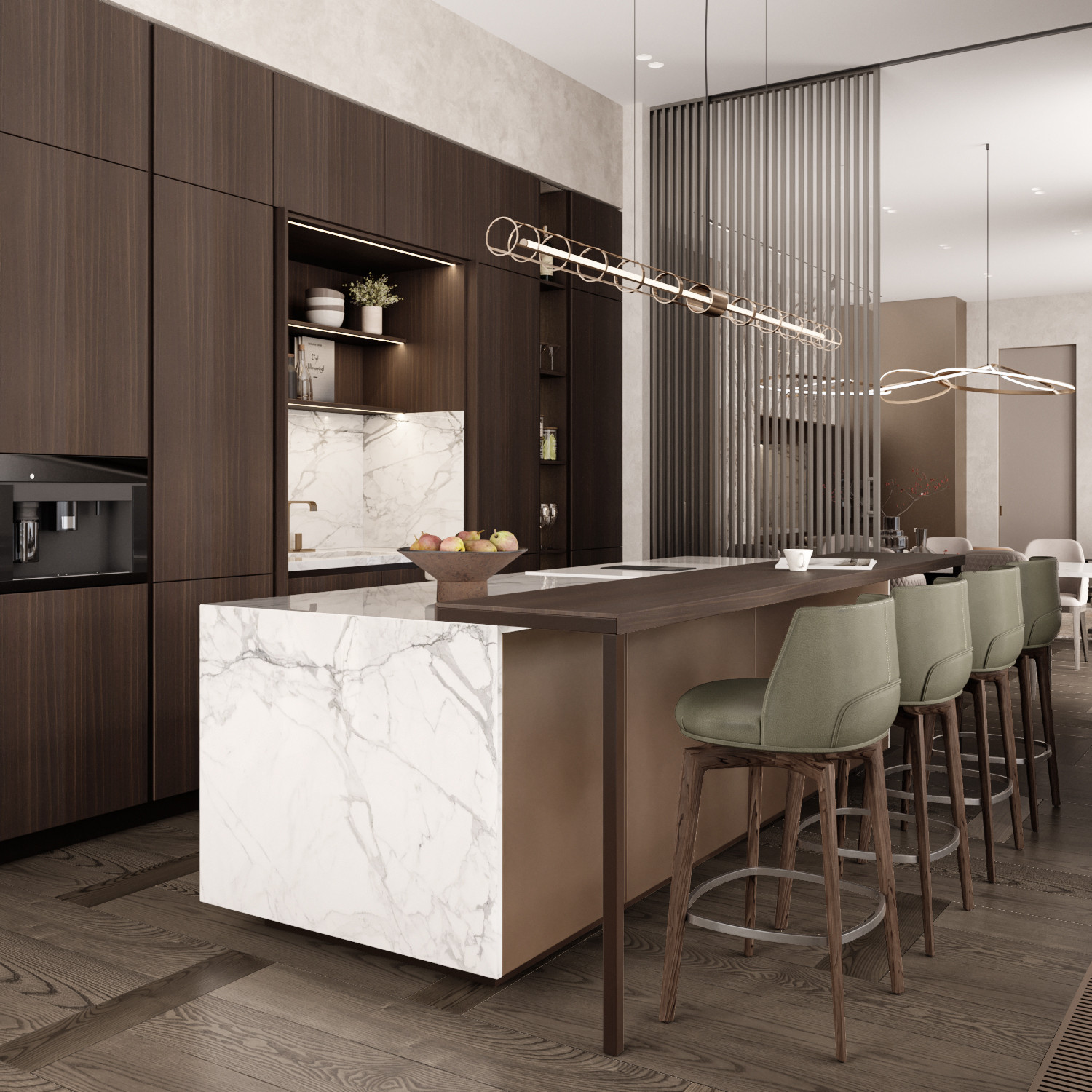 Пентхаус 310м2 в ЖК Оливковый дом