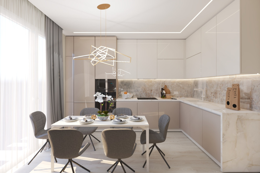 Обложка проекта: Визуализация кухни.