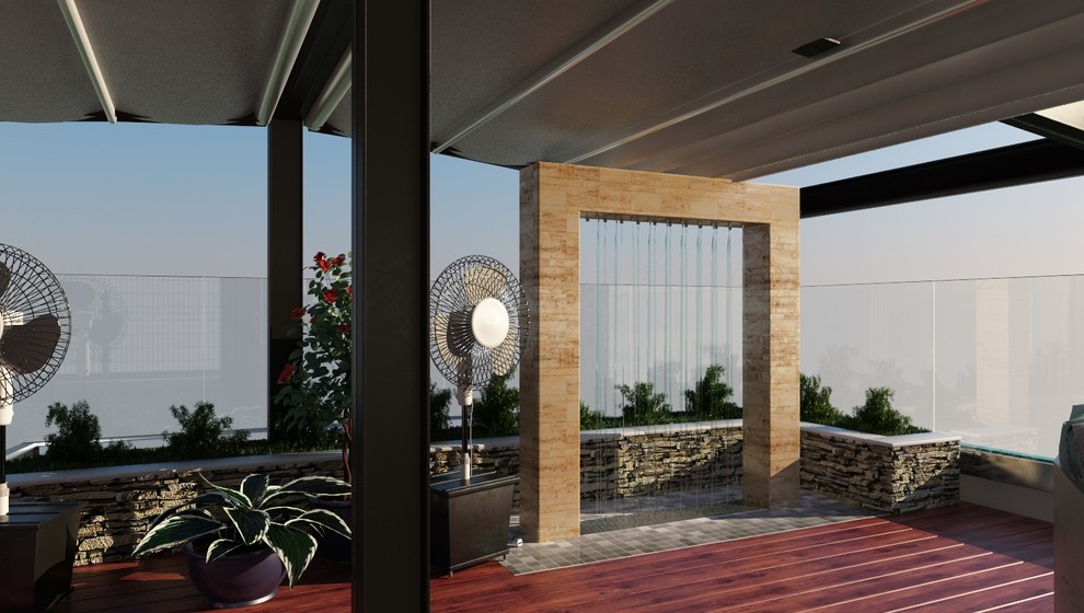 Барбекю на крыше