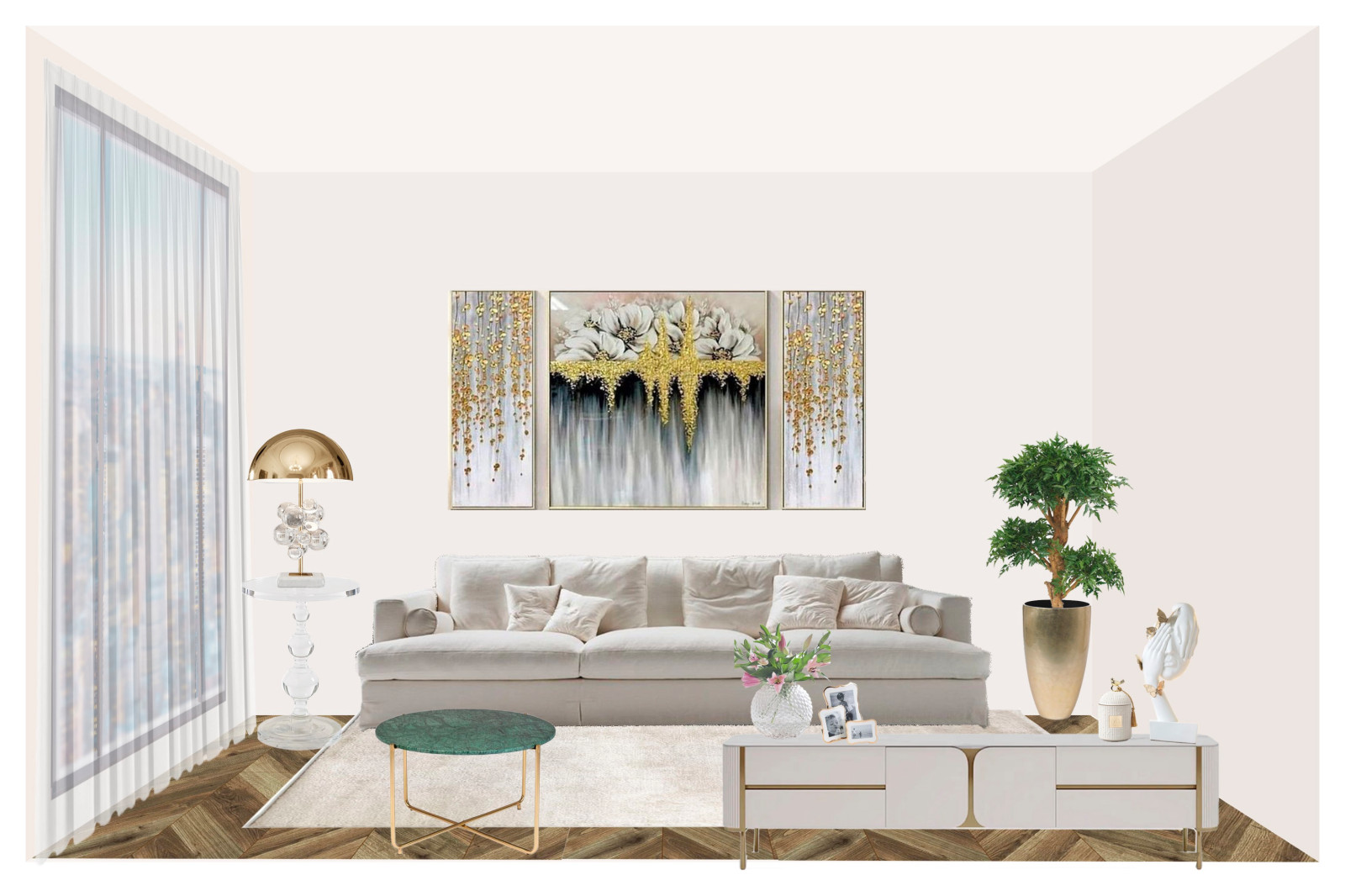 коллажи ,визуализация