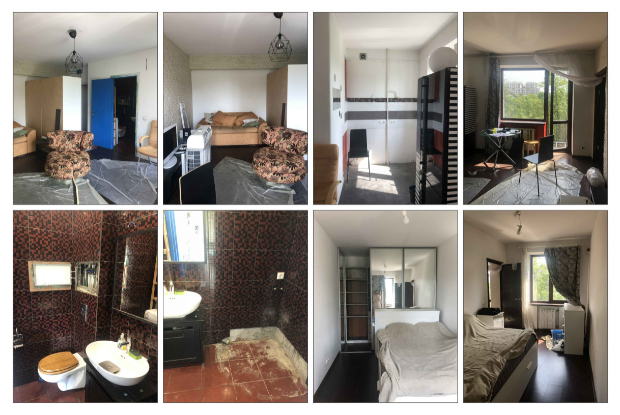 Фото до проведения ремонта