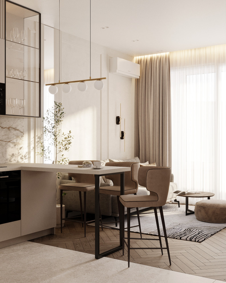 Современная классика 42м2 в ЖК Alia