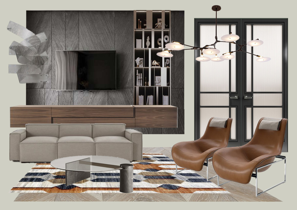 Обложка проекта: Современная квартира для молодоженов в ЖК Крылья