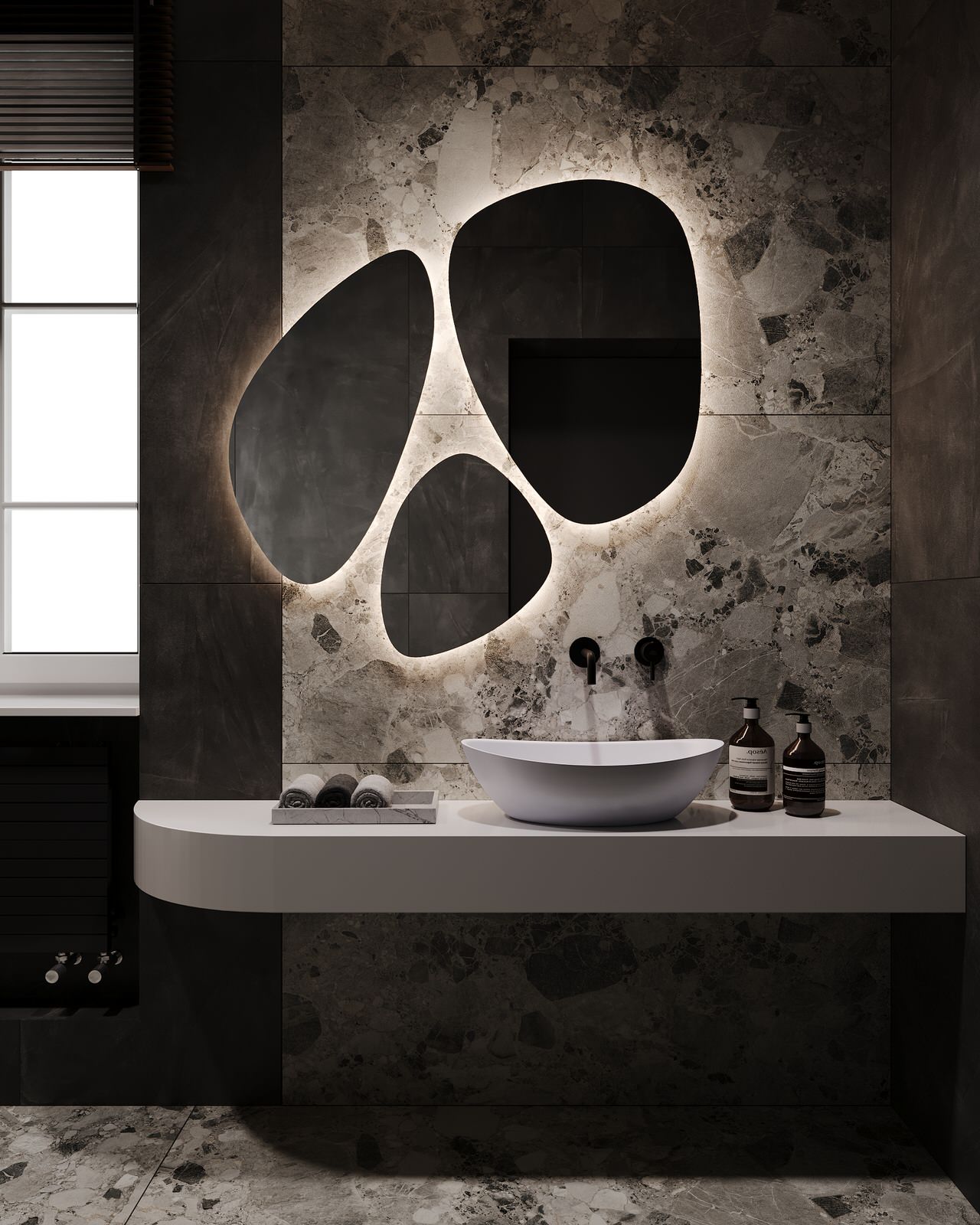 Интерьер загородного дома кардинально отличающийся от домов в округе