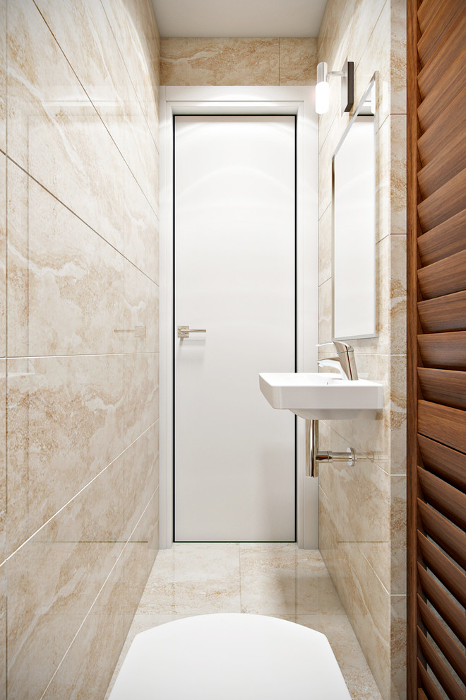 Простая и лаконичная квартира с седыми полами