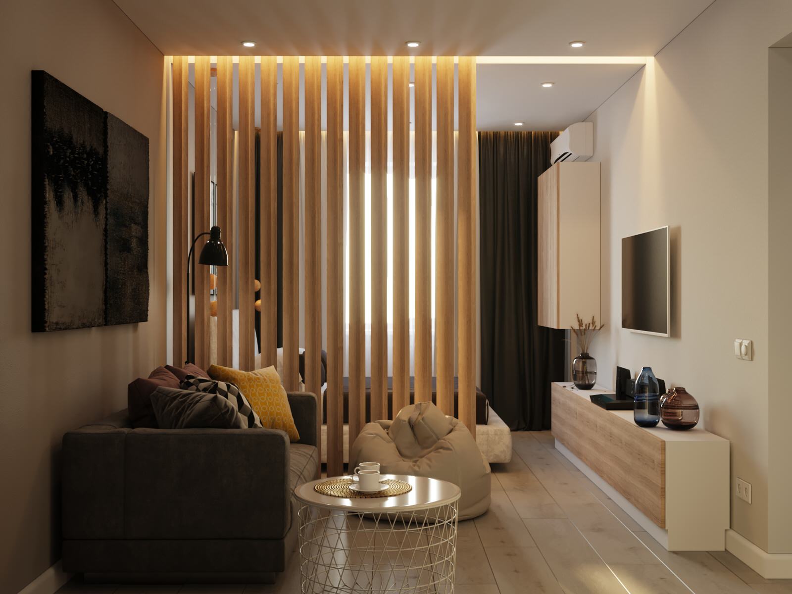 Дизайн-проект 1 комнотной квартиры