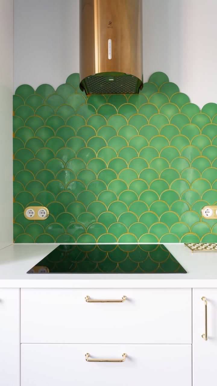 Обложка проекта: Фартук зеленая Чешуйка