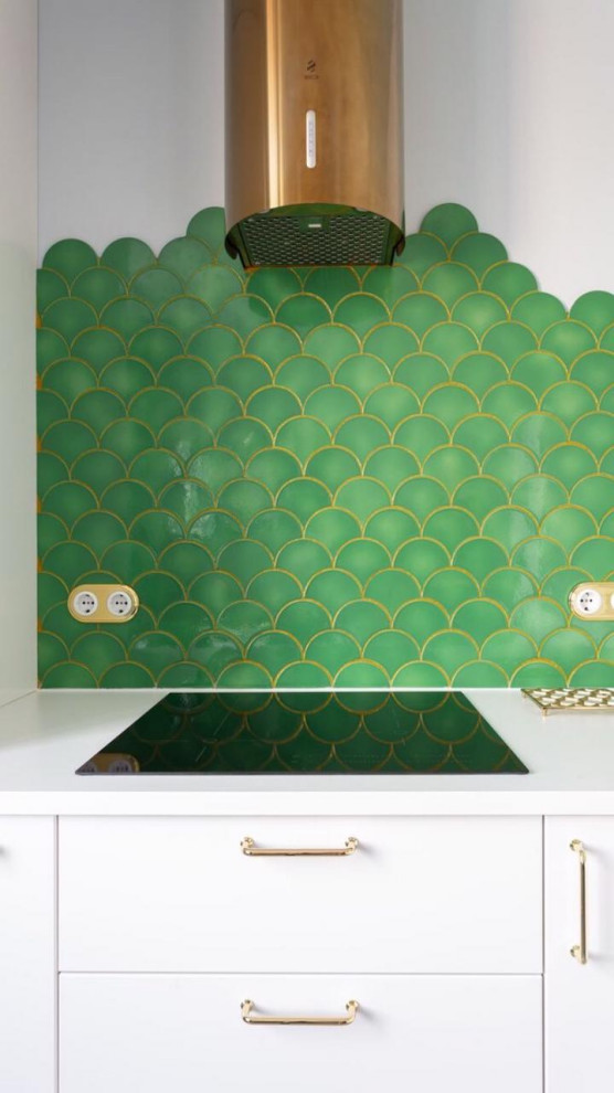 Обложка проекта: Фартук зеленая Чешуйка