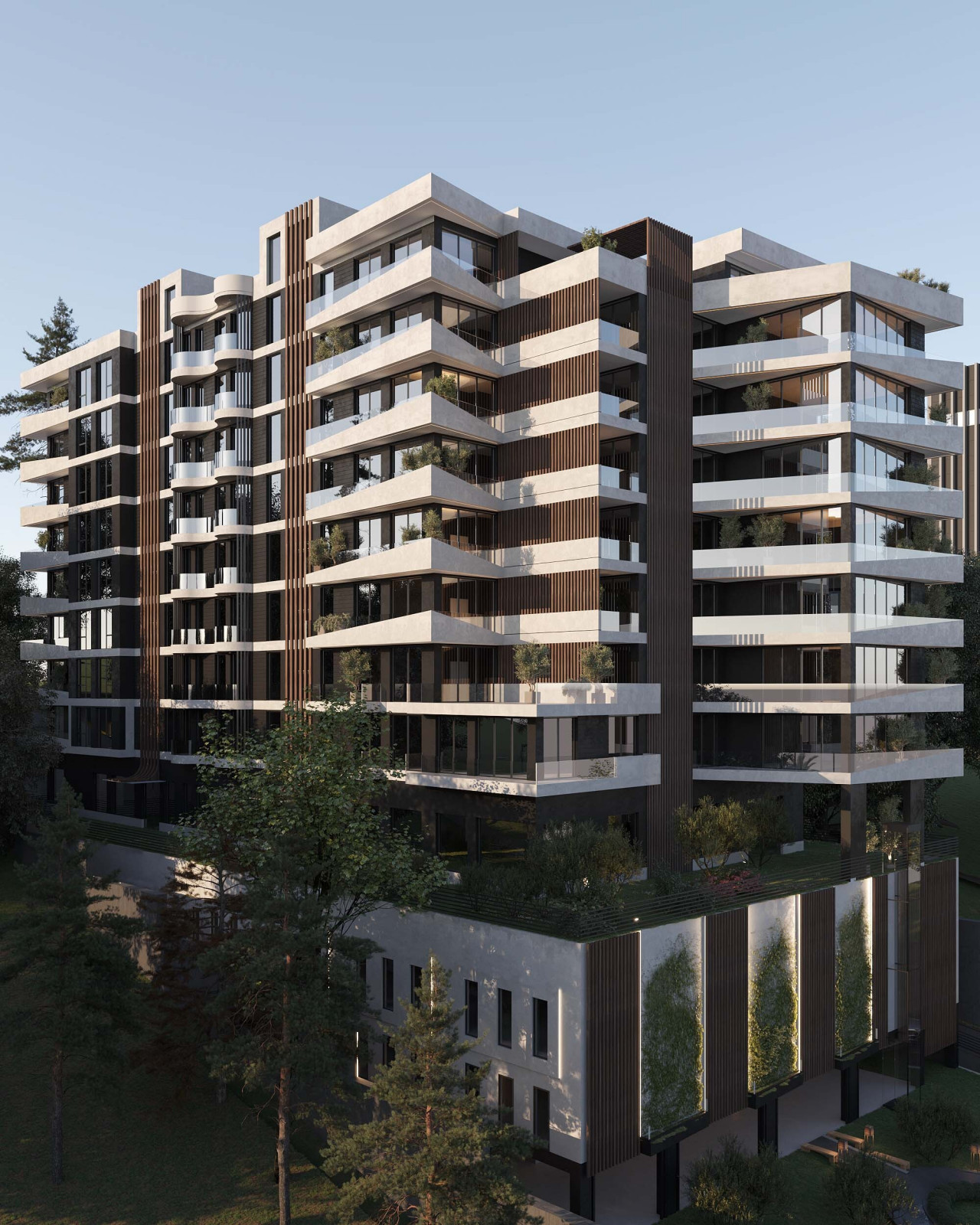 Modern Style Residential Building