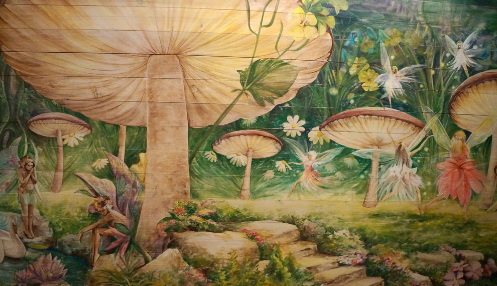 Детская роспись. Котедж на горьковском море