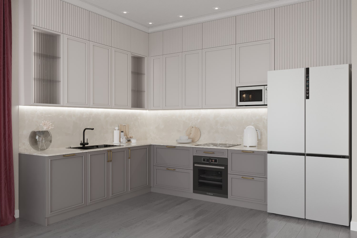 Обложка проекта: кухня гостиная 42 кв м