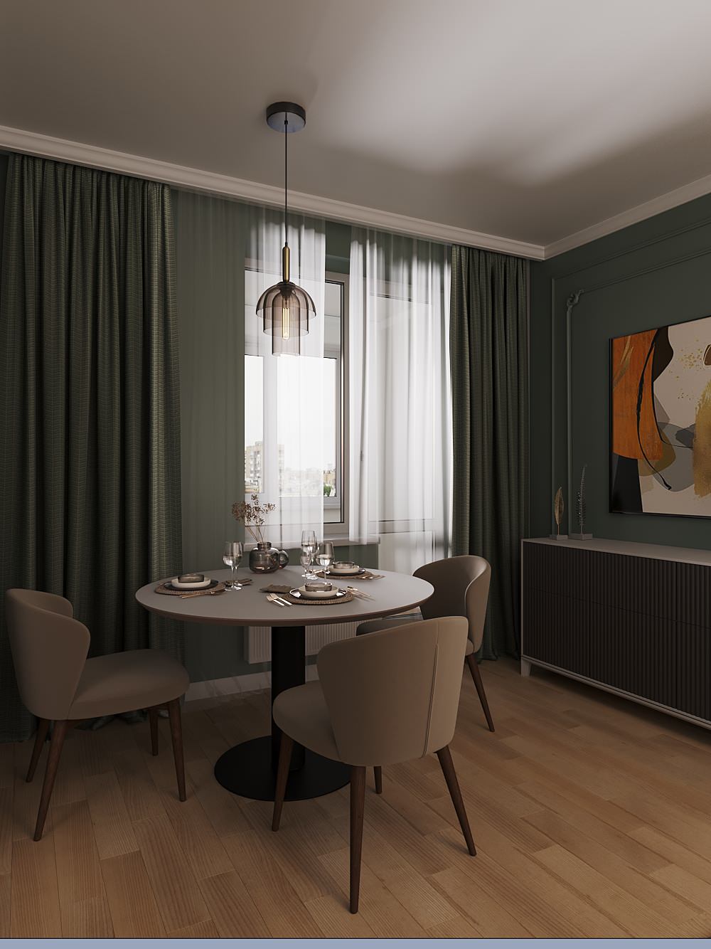 Гостиная-столовая