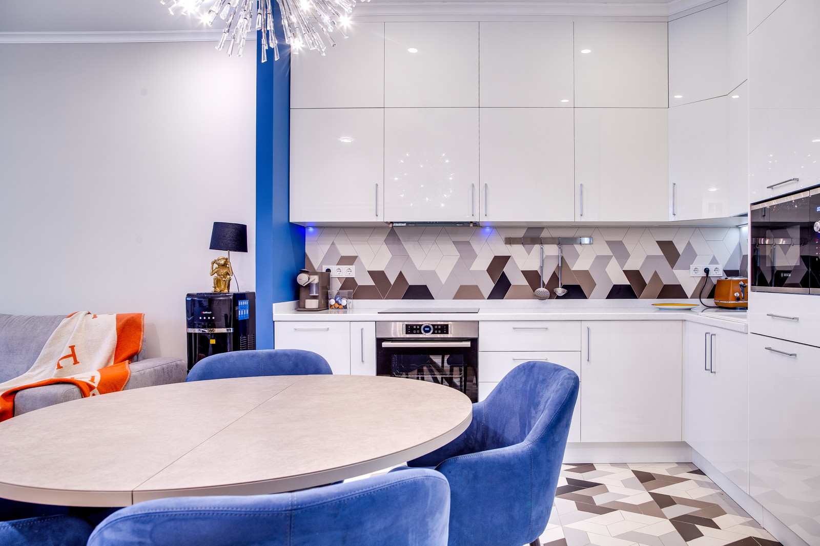 Квартира 130м2 в стиле Нео классика