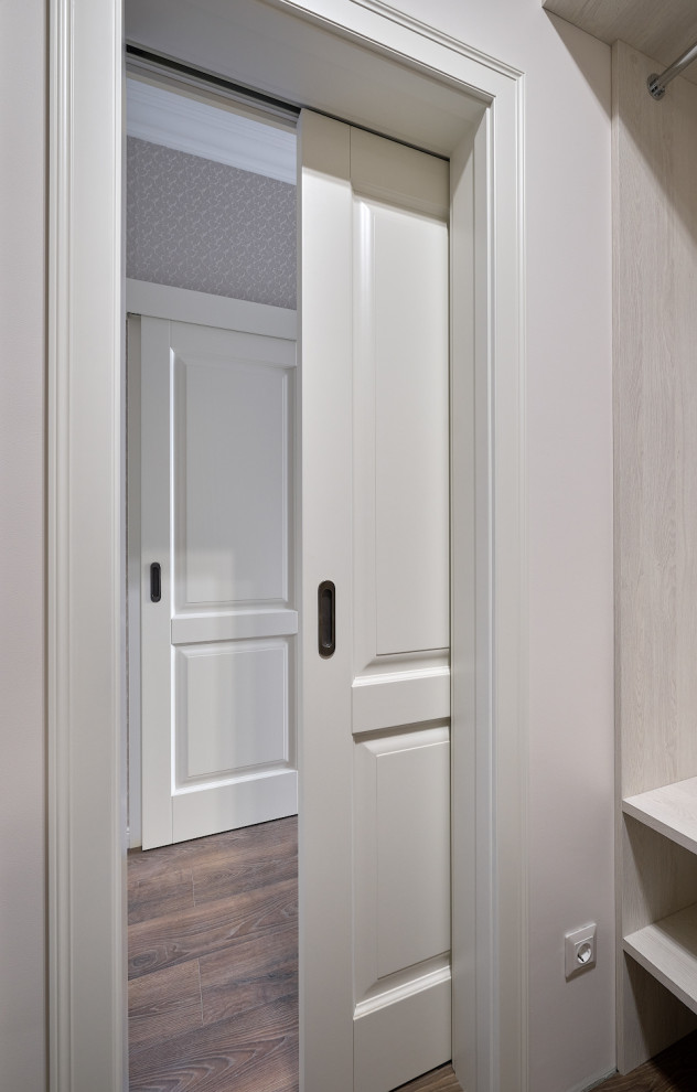 Белые Кантри в классическом интерьере