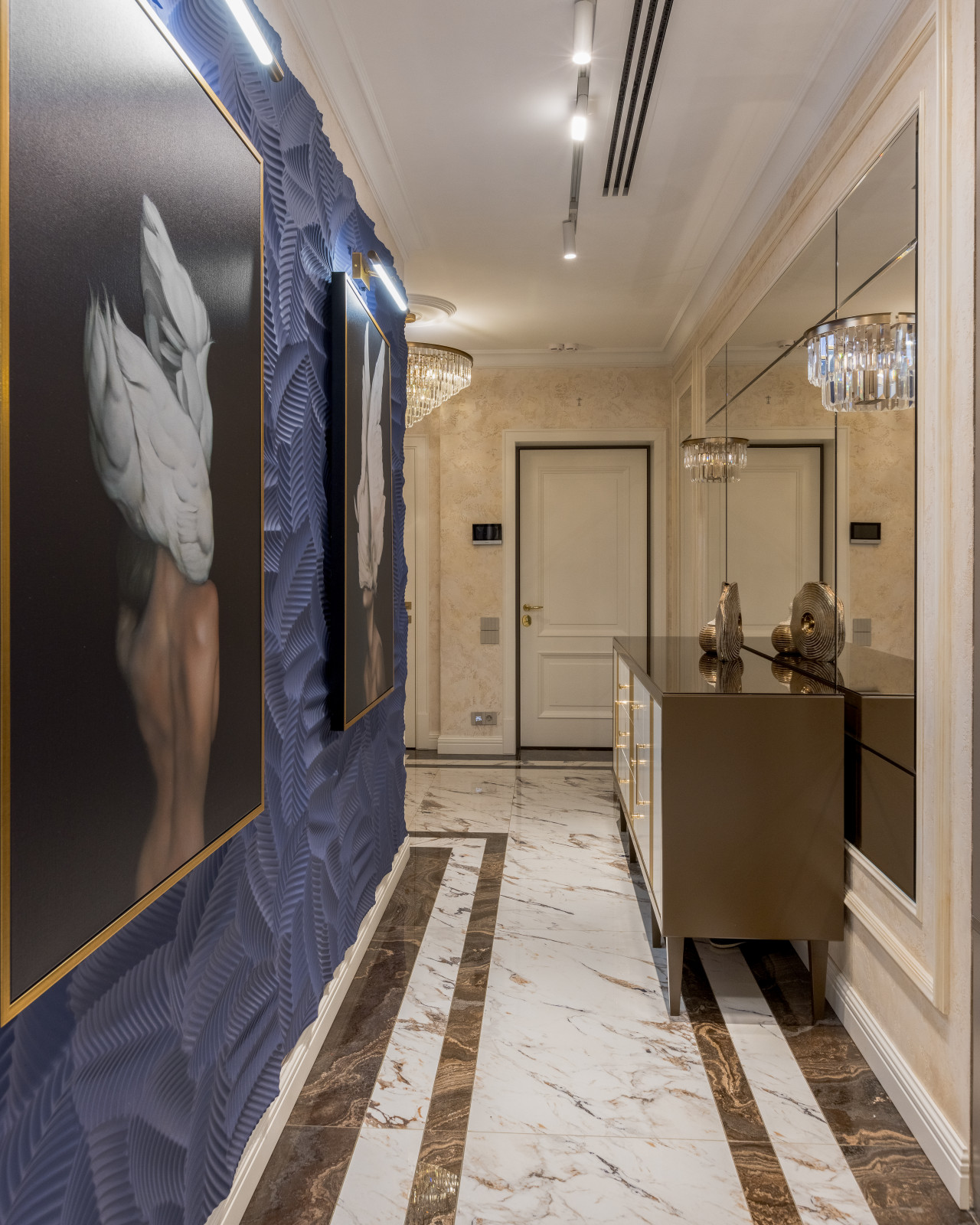 Статусный интерьер в ЖК Сити парк (фото)