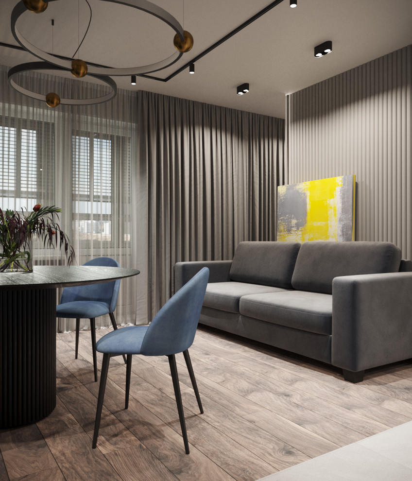 Дизайн проект квартиры 30м2