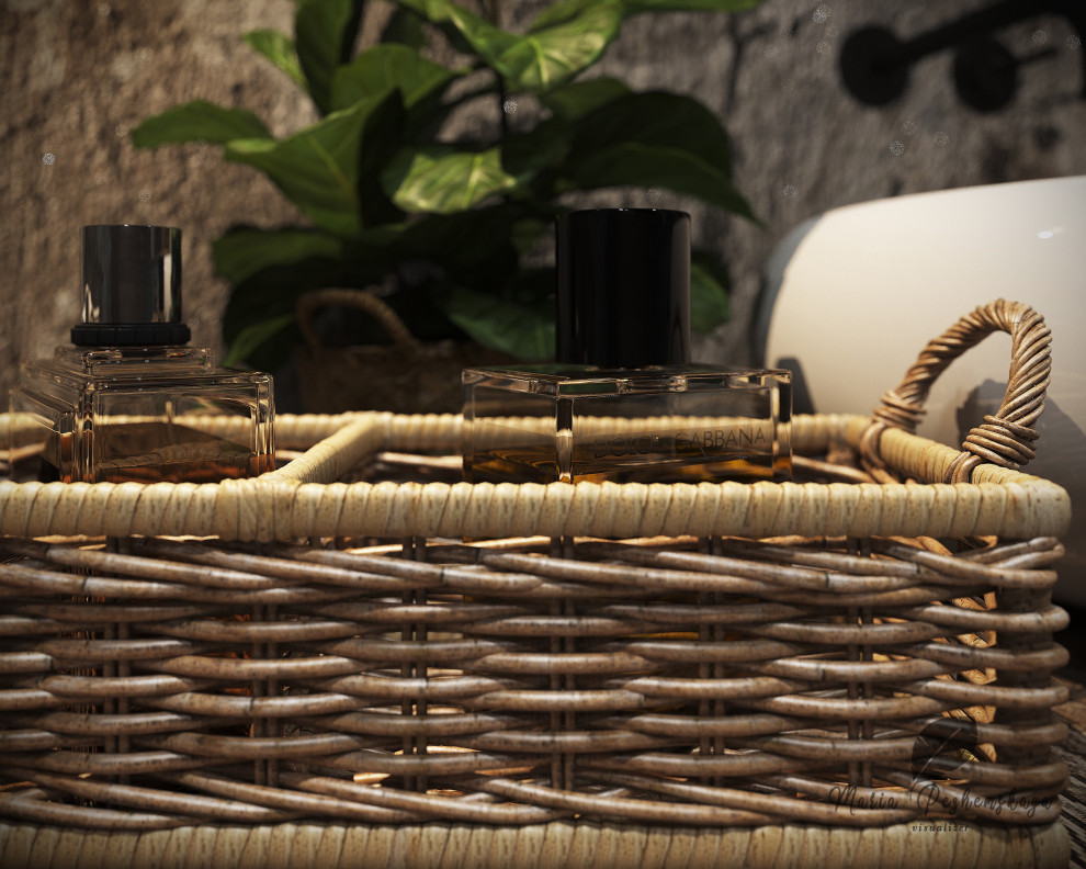 Обложка проекта: Визуализация ванной комнаты в стиле Loft