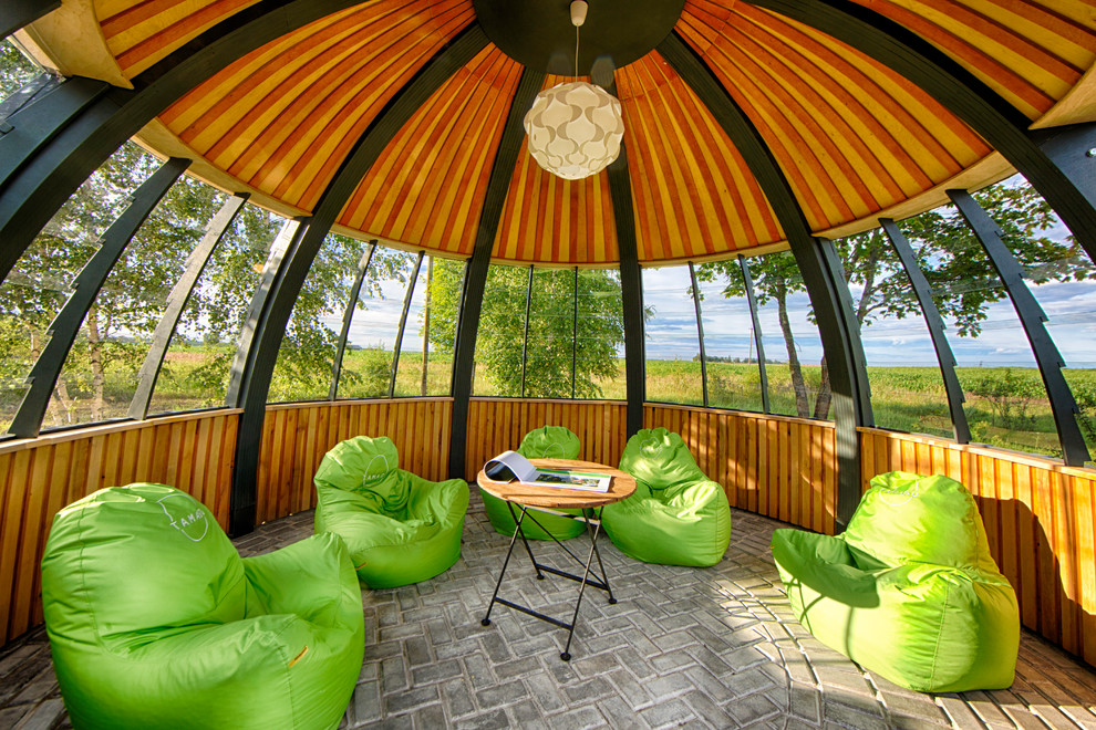 Круглая беседка Тамаго