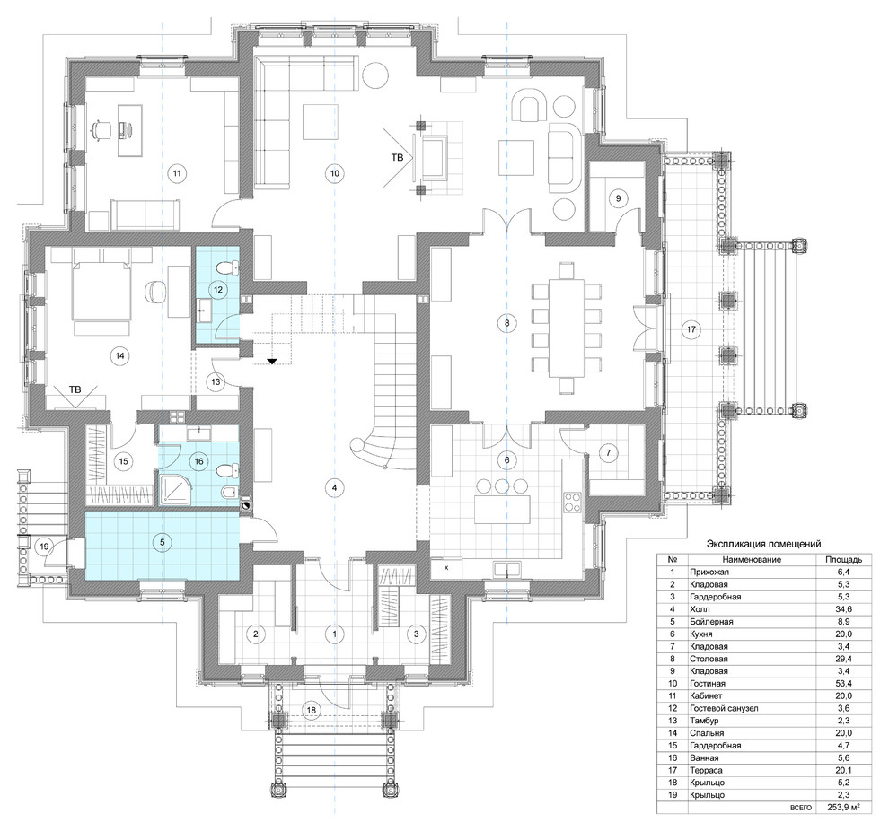Усадебный комплекс в классическом стиле