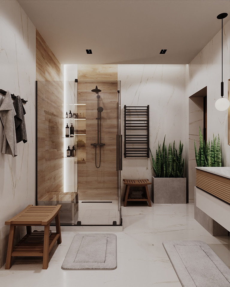 Обложка проекта: Дизайн санузла в частном доме