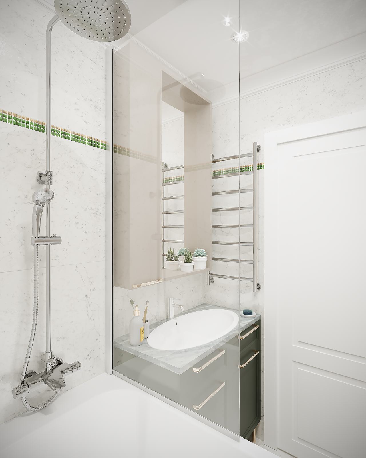 "Песто" кухня с эркером в квартире г.Москва