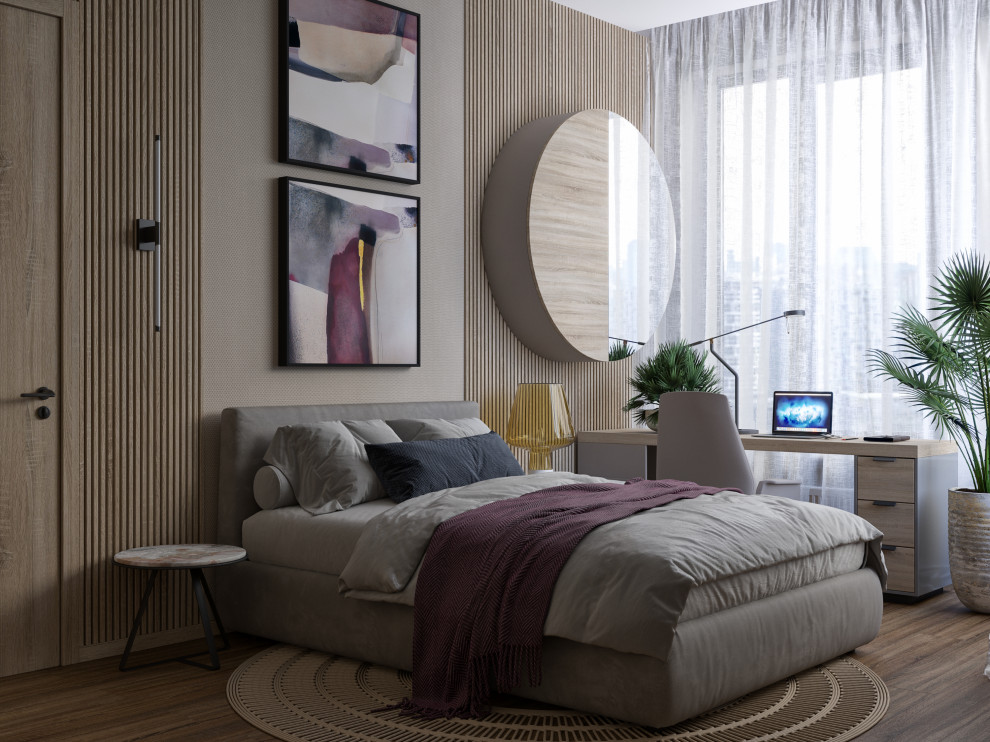 Обложка проекта: ЖК Level Стрешнево. Мастер спальня