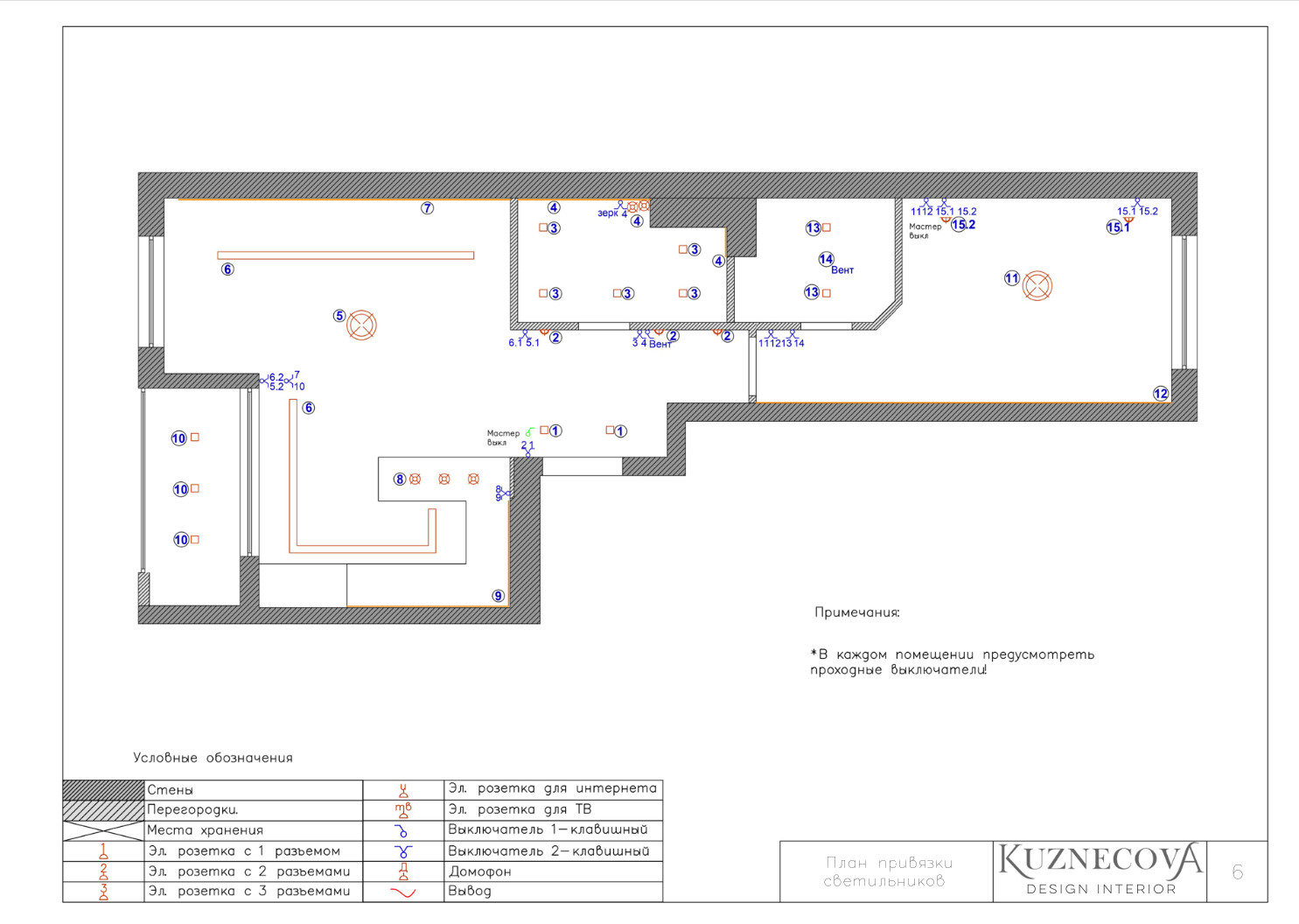 Дизайн проект квартиры 50 кв.м.