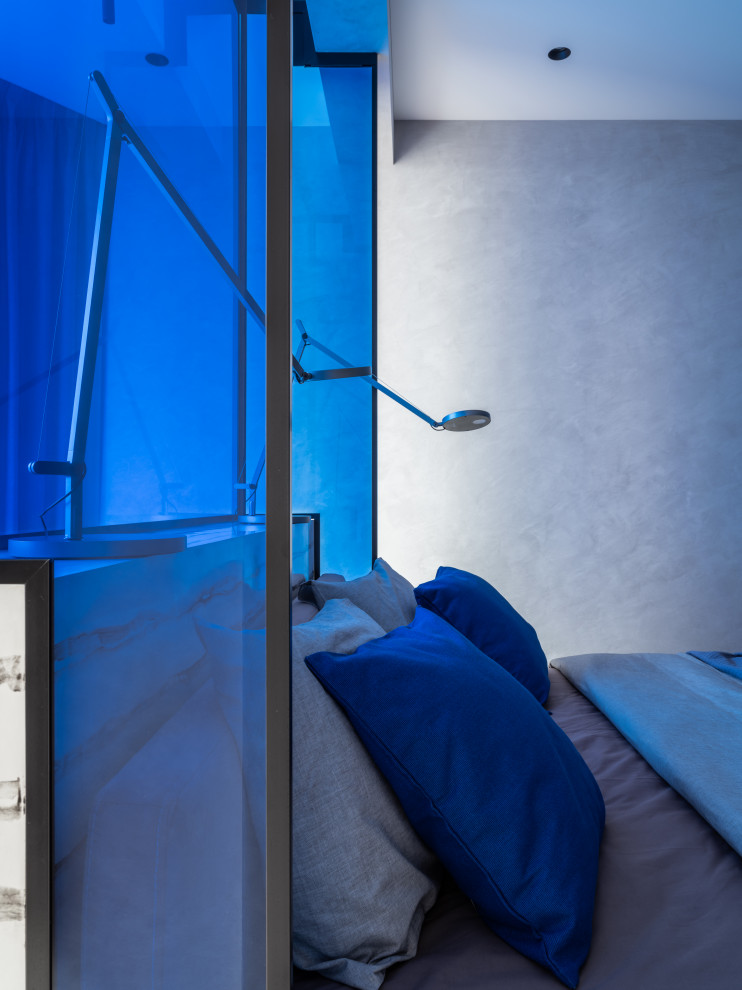 Фото реализованного проекта в современном стиле с яркими акцентами