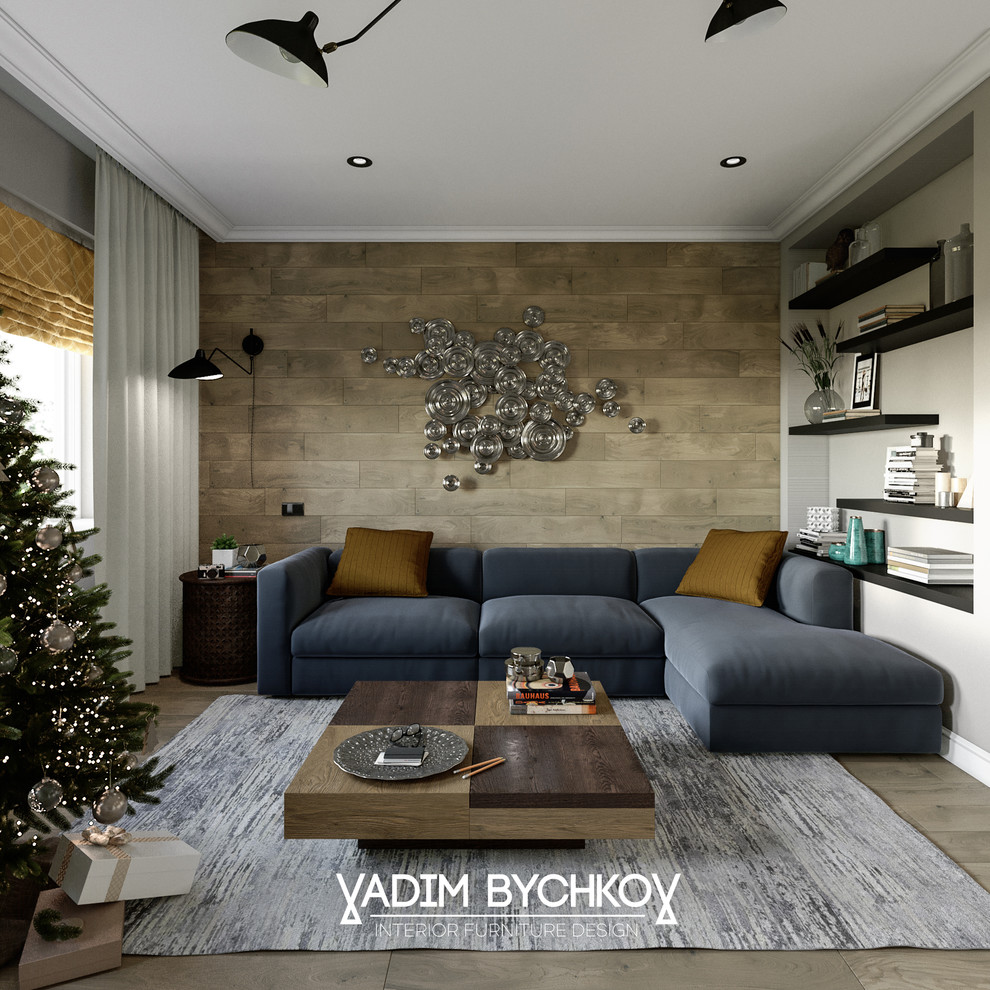 Обложка проекта: Дизайн-проект двухкомнатной квартиры в ЖК Sun House