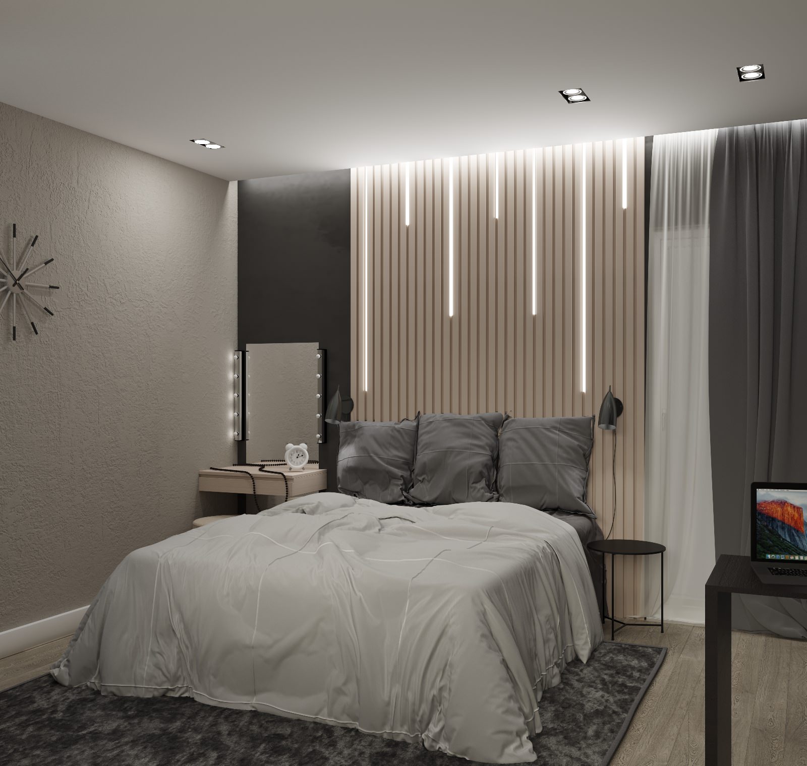 Спальня в загородном доме