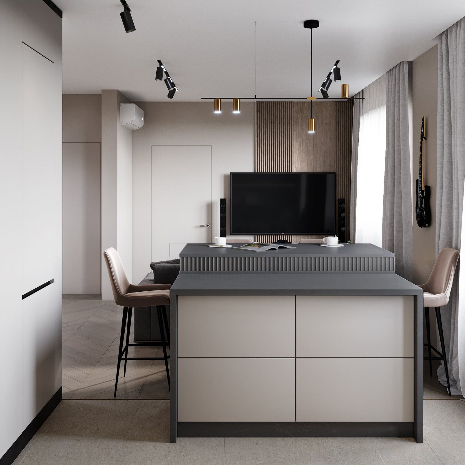 ремонт двухкомнатной квартиры 71 метр