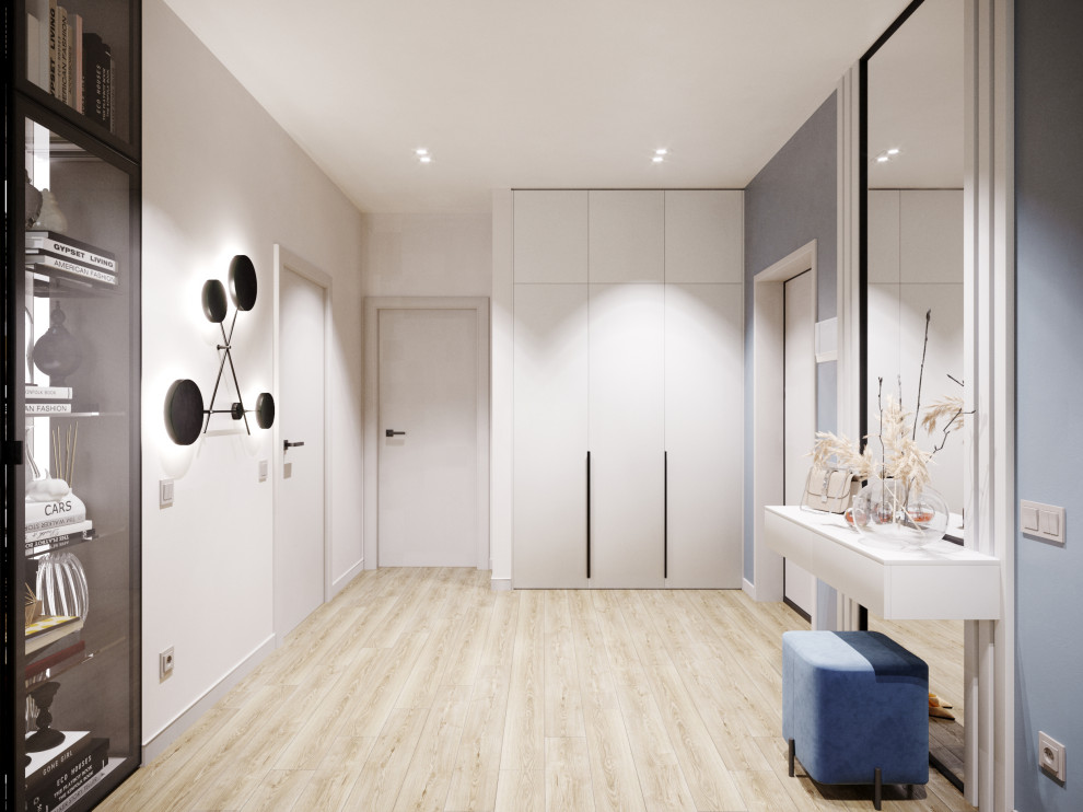 Дизайн квартиры в Москве в светлых тонах