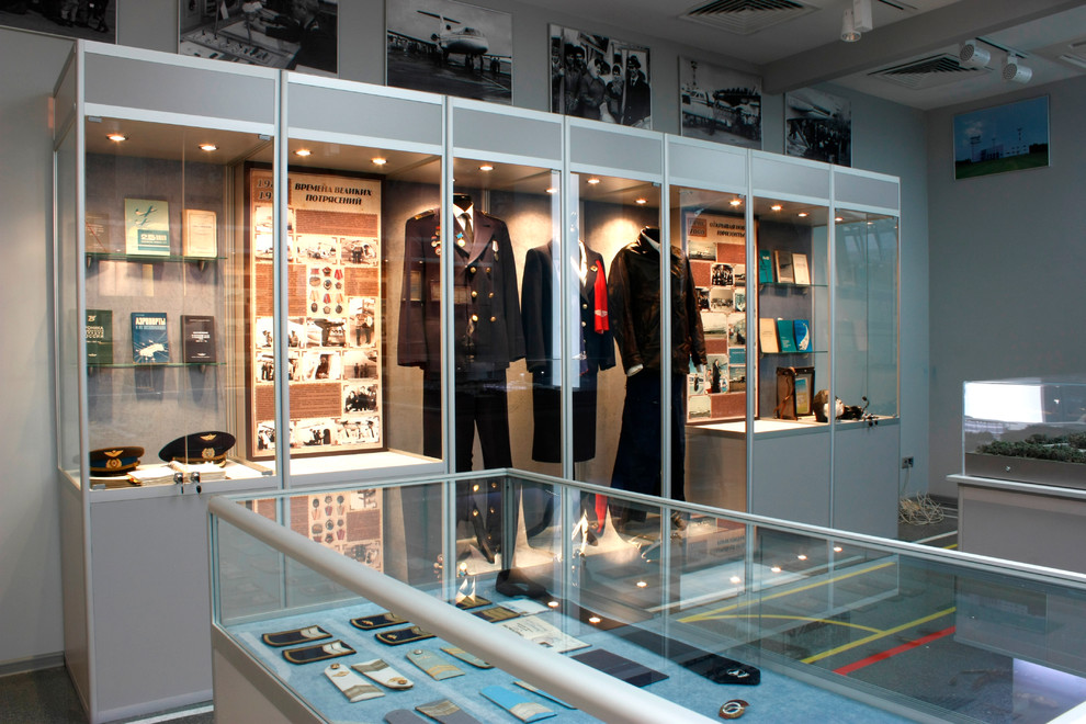 Дизайн интерьера Музея авиации в Белгороде