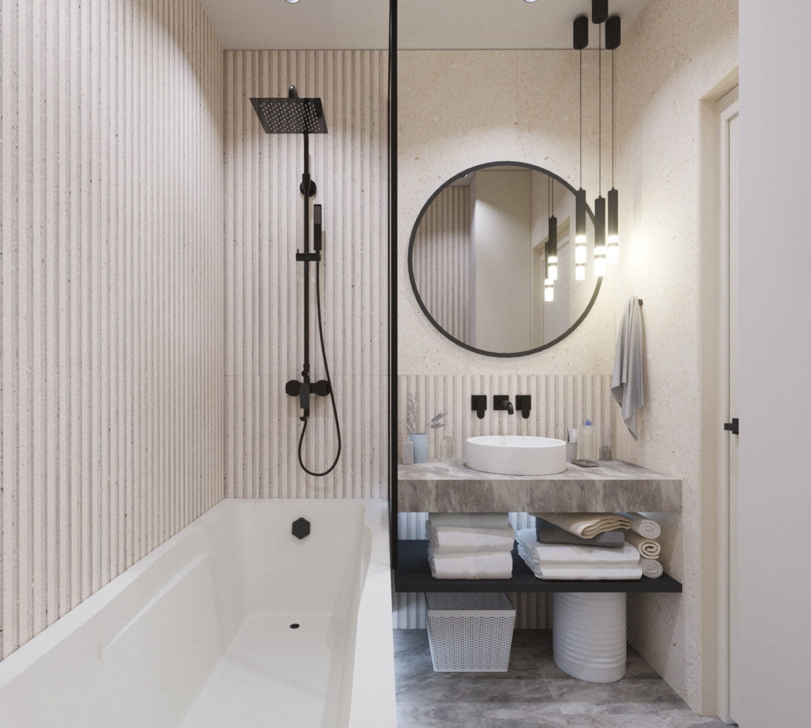 3-д визуализация ванной команты