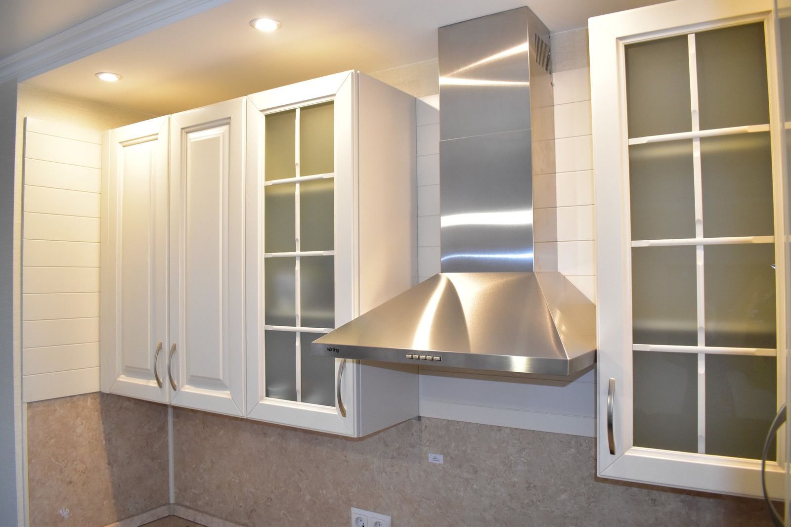 Кухня из массива бука Эко Прованс