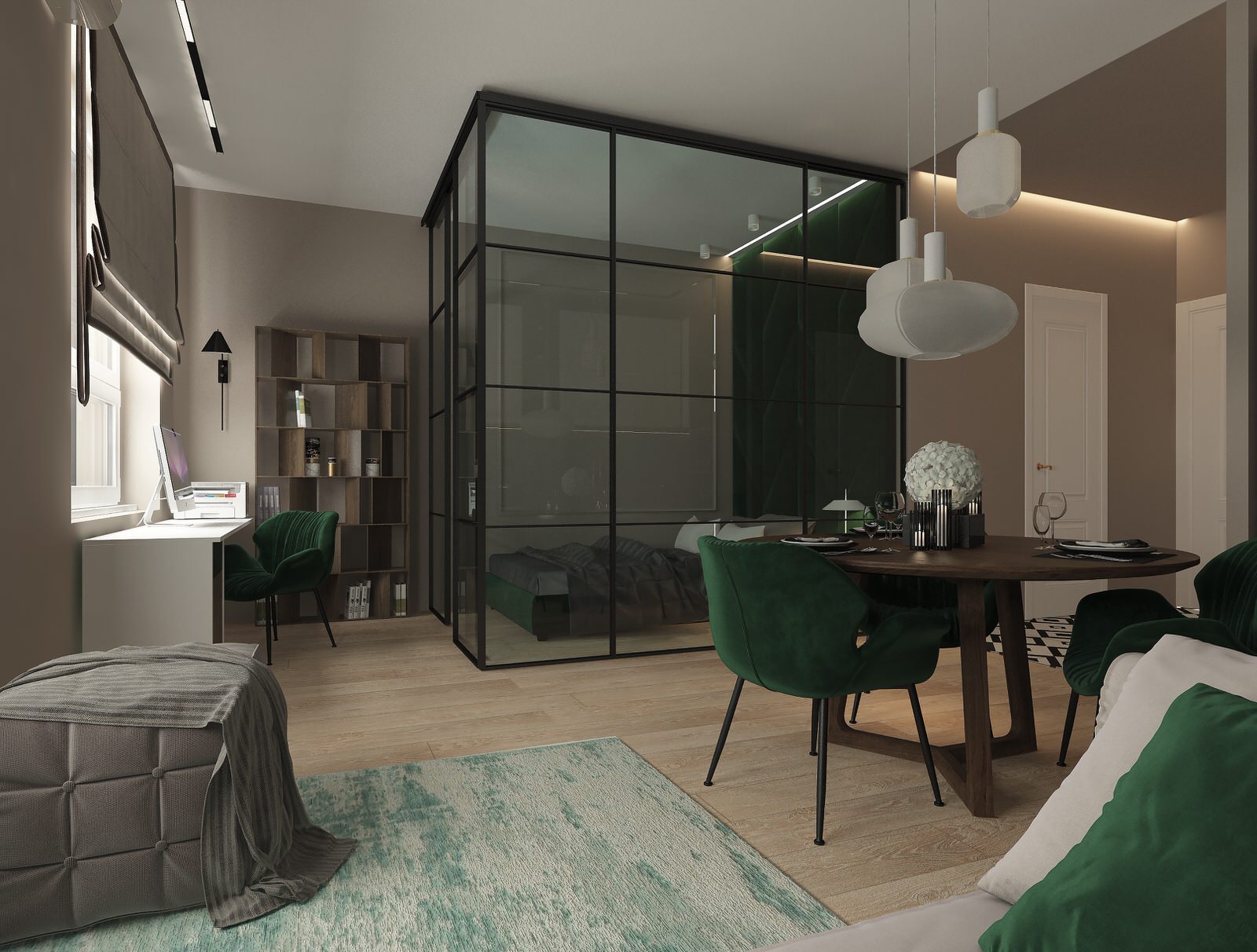 Интерьер в цвете лета.