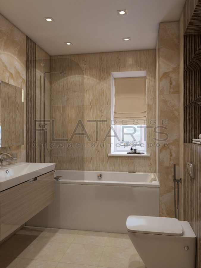 Дизайн 3-ной квартиры 97кв.м. в современном стиле