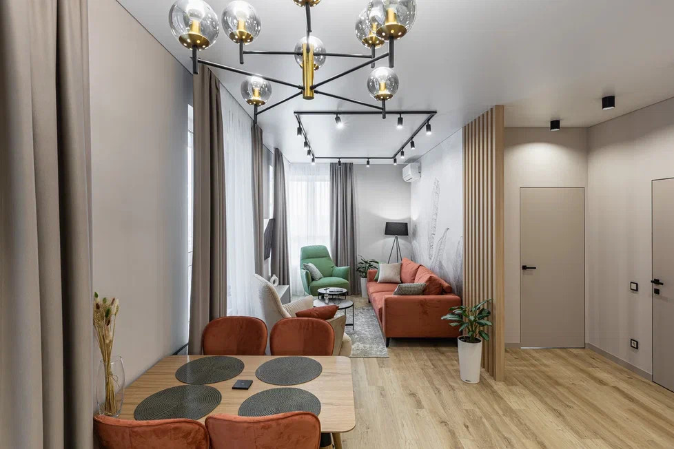 Красивая квартира 56 м² в современном стиле