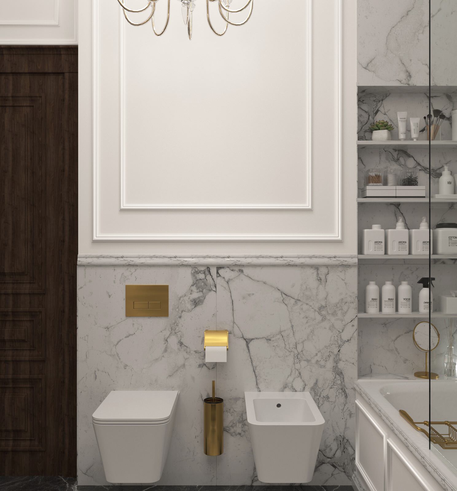 Спальня в классике