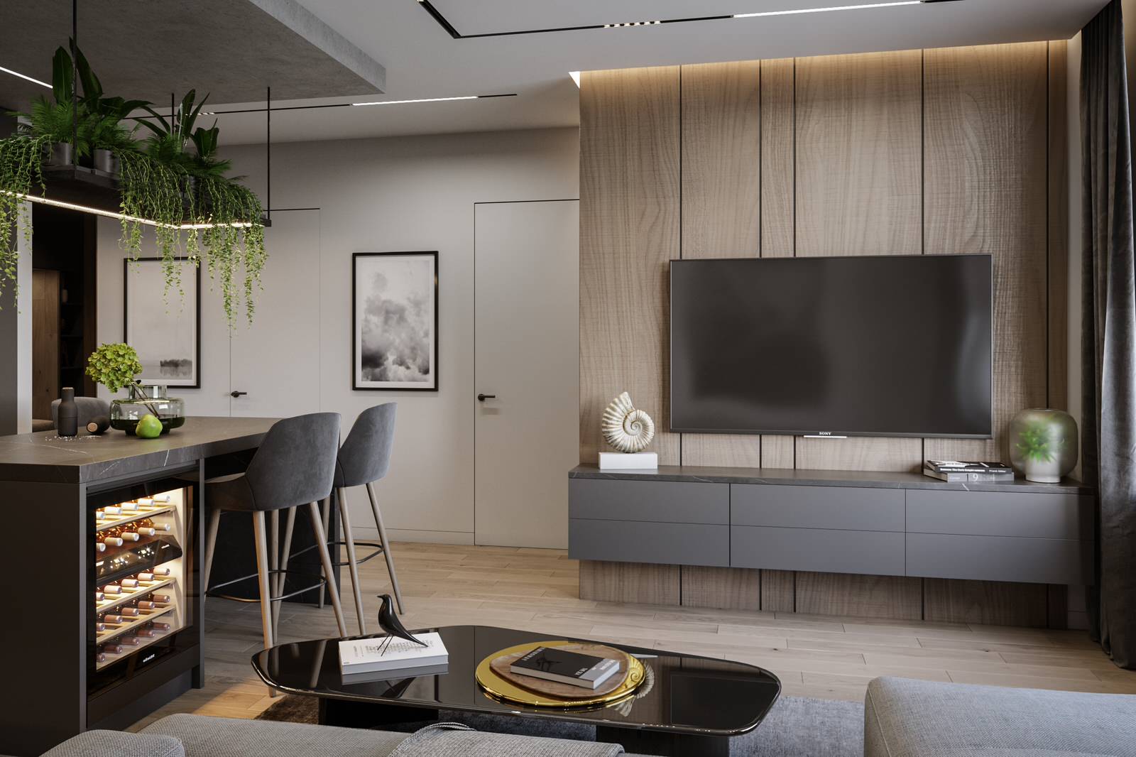 Дизайн-проект квартиры в ЖК Headliner 2